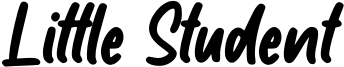 Little Student Font