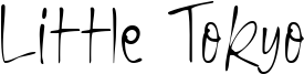 Little Tokyo Font