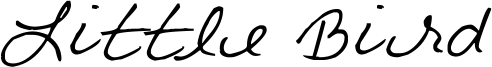 Little Bird Font