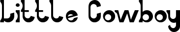 Little Cowboy Font