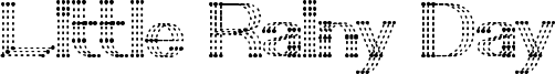Little Rainy Day Font