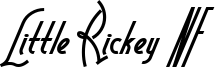 Little Rickey NF Font