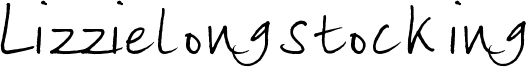 Lizzielongstocking Font
