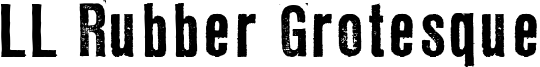 LL Rubber Grotesque Font