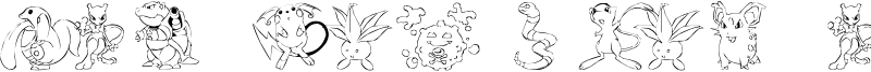 LMS Pokemon Master Font