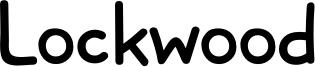 Lockwood Font