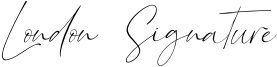 London Signature Font