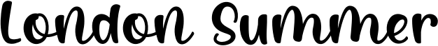 London Summer Font