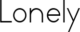 Lonely Font