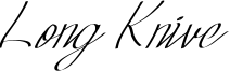Long Knive Font