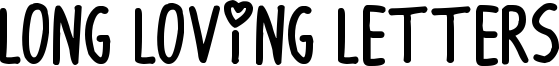 Long Loving Letters Font