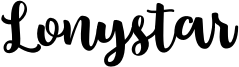 Lonystar Font