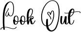 Look Out Font