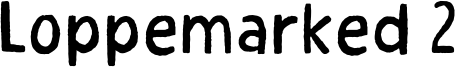 Loppemarked 2 Font