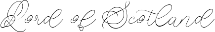Lord of Scotland Font
