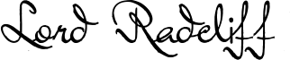 Lord Radcliff Font