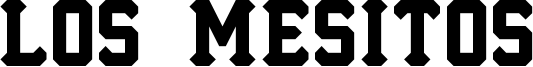 Los Mesitos Font