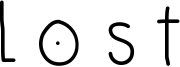 Lost Font
