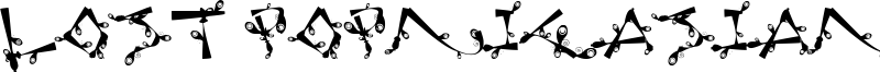 Lost Popnicasiana Font