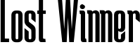 Lost Winner Font