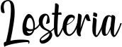 Losteria Font