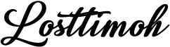 Losttimoh Font