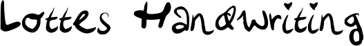 Lottes Handwriting Font