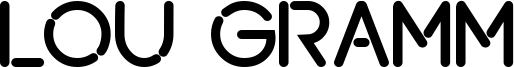Lou Gramm Font