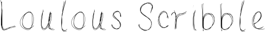 Loulous Scribble Font