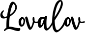 Lovalov Font