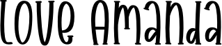 Love Amanda Font