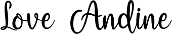 Love Andine Font