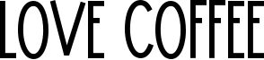 Love Coffee Font