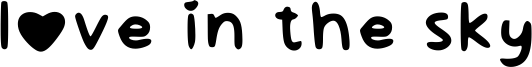 Love In The Sky Font
