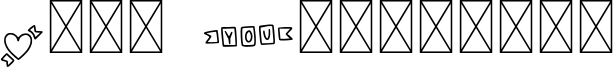 Love Ornaments Font