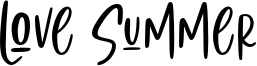 Love Summer Font