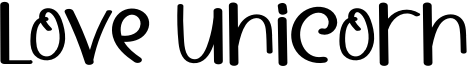 Love Unicorn Font