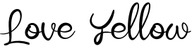 Love Yellow Font