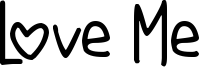 Love Me Font
