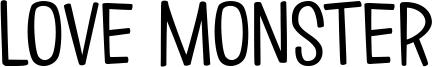 Love Monster Font