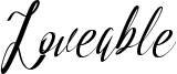 Loveable Font