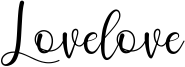 Lovelove Font