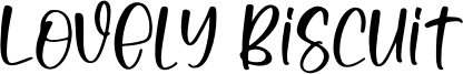 Lovely Biscuit Font