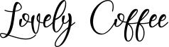 Lovely Coffee Font