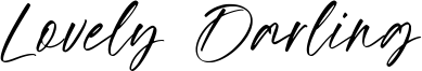 Lovely Darling Font