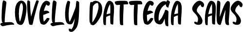 Lovely Dattega Sans Font