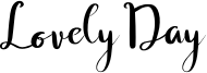Lovely Day Font