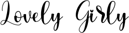 Lovely Girly Font