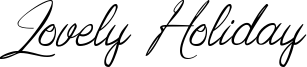 Lovely Holiday Font