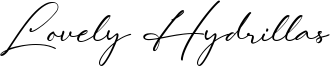 Lovely Hydrillas Font